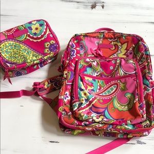 2pc SET💖 Vera Bradley LARGE BACKPACK & LUNCH BAG